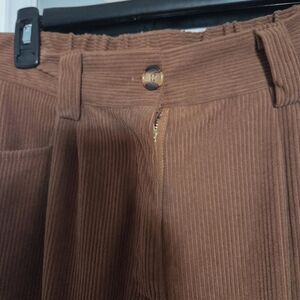 Women's Corduroy Trousers in Brown